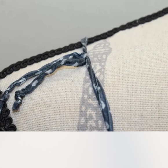 Gap Women Silk Summer Boho Blue White Geometrical Dress Spaghetti Strap 10 - Picture 8 of 10